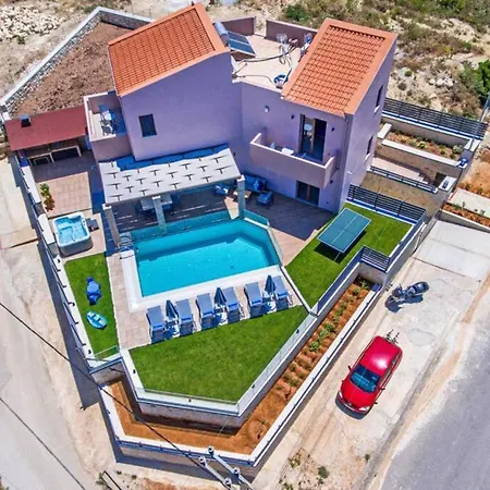 Vilă Anthi, A Modern With Salted Water Pool,hot Tub & Bbq! *